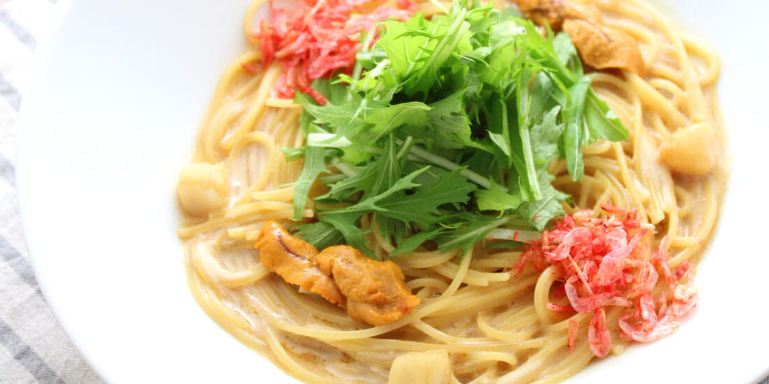 コンセプト おみそベースのパスタ