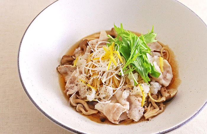 みぞれ大根と豚肉の柚子風味