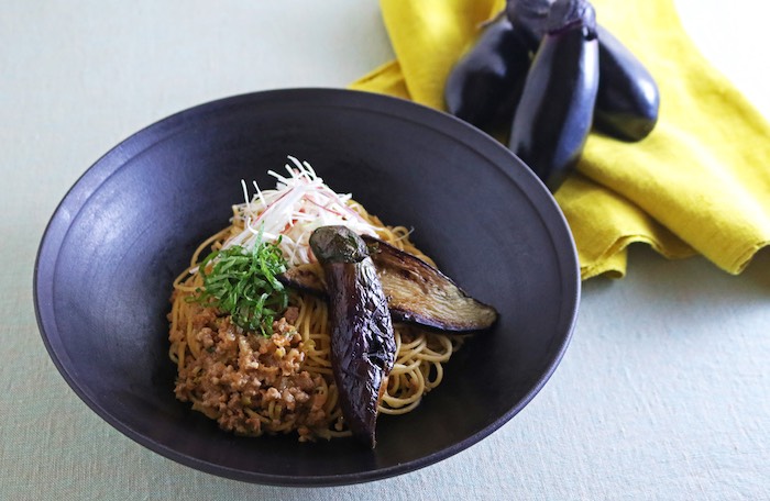 茄子と肉味噌のぱすた／こなな