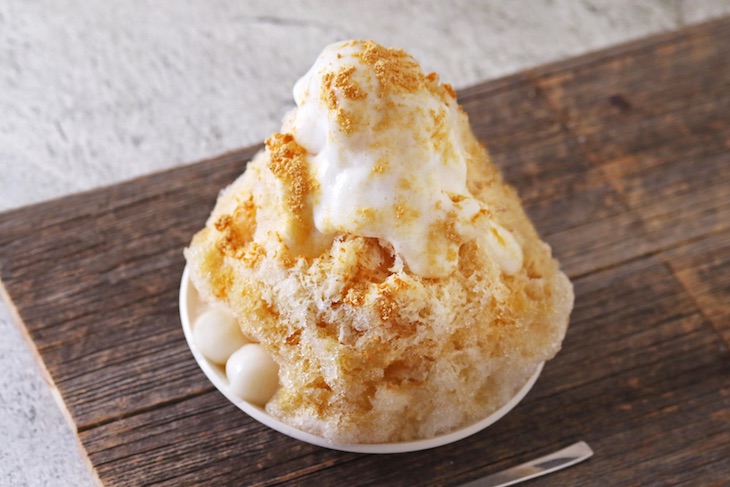 黒蜜ときな粉のふわとろかき氷